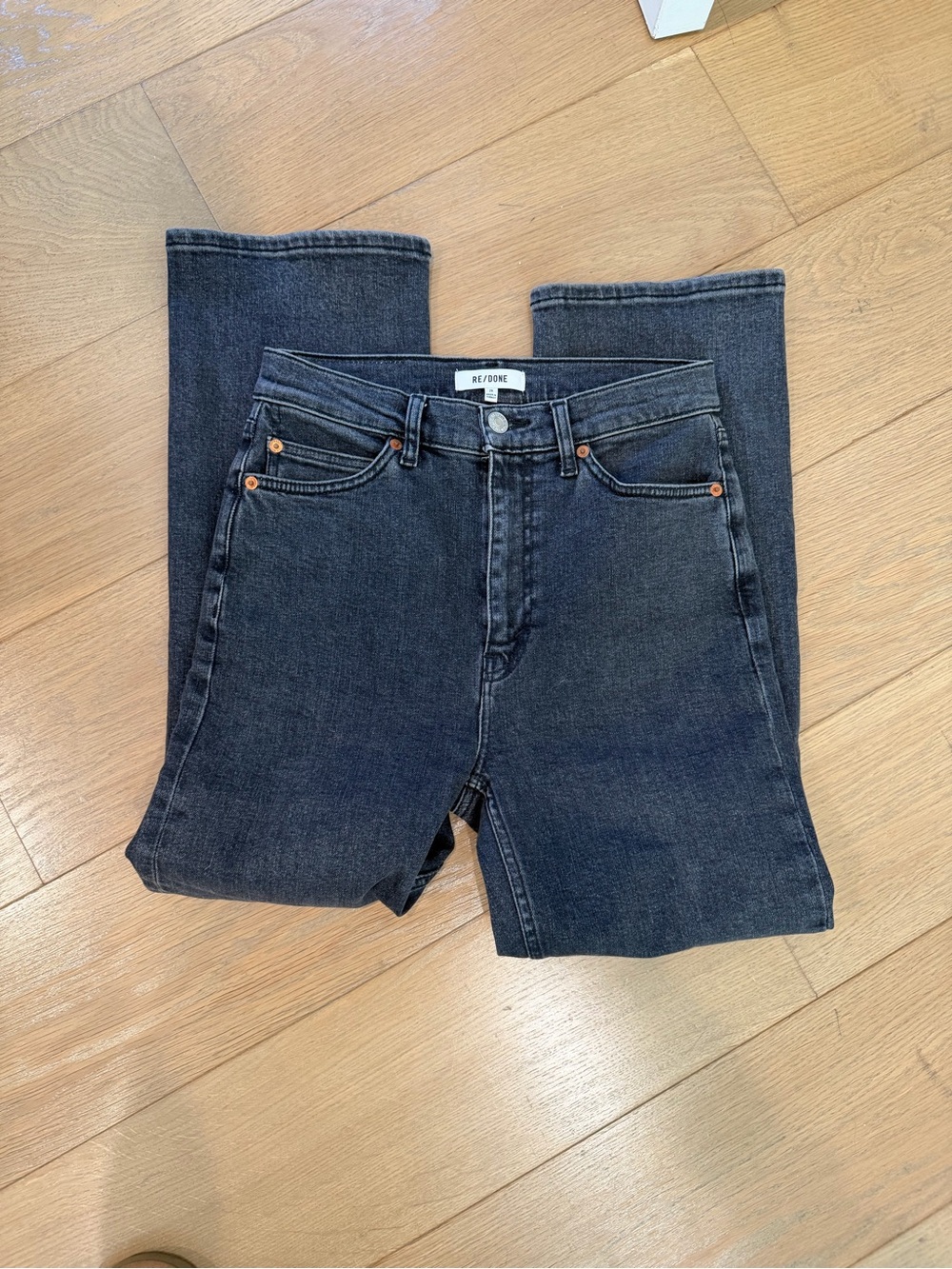 Redone jeans washed black 28